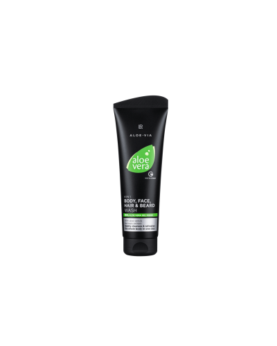 Aloe Vera Шампунь 4-в-1 для тіла, обличчя, волосся та бороди (250 мл) — LR ALOE VIA