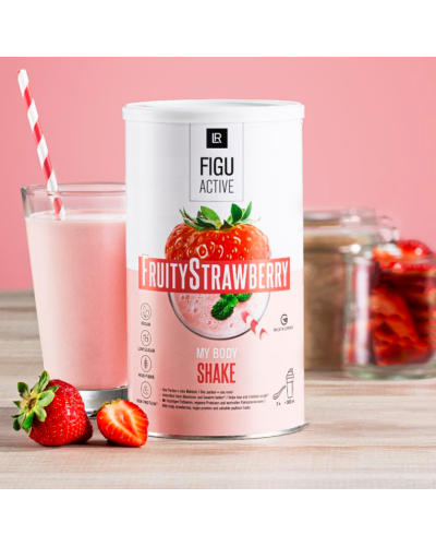 Розчинний коктейль LR FIGUACTIVE Fruity Strawberry (Полуниця) — замінник їжі для схуднення
